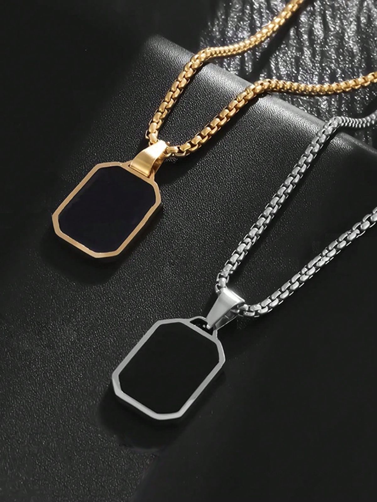 Vintage Stainless Steel Necklace – Classic Metal Chain for Men & Women