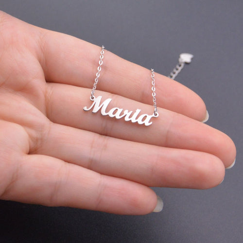 Custom Script Name Necklace for Women – Personalized Name Pendant